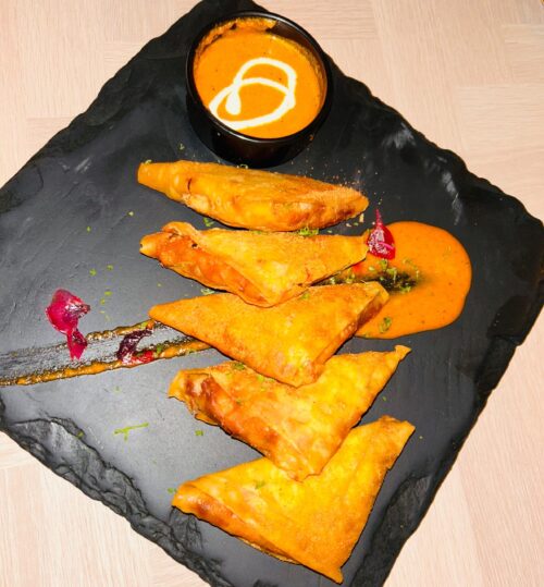 Butter Chicken Samosa - Farzi Cafe