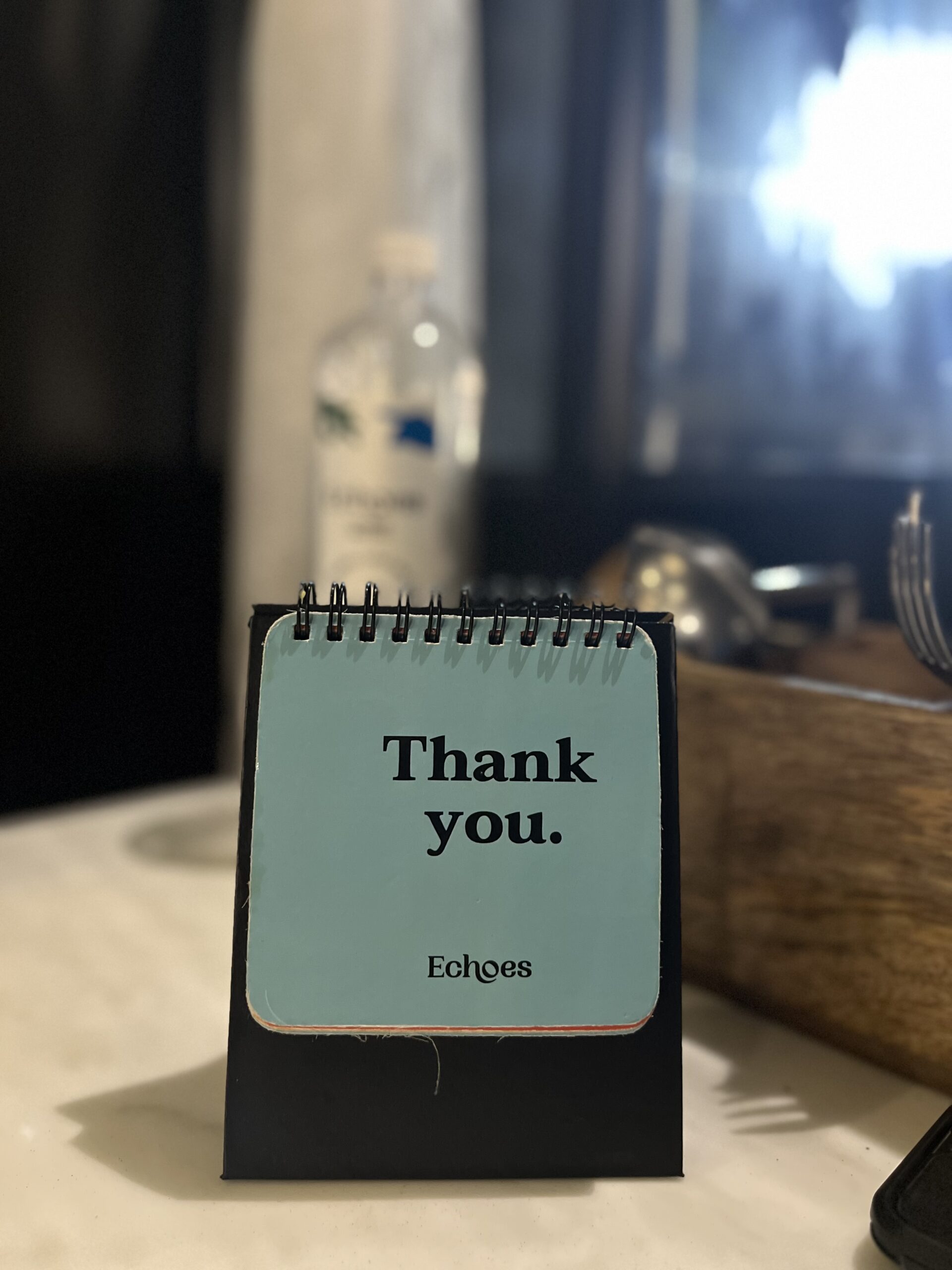 Thank You Card - Echoes Living Room